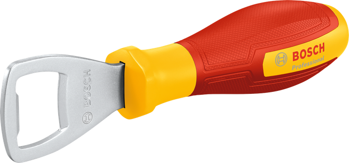 Bosch黃紅相間手把開瓶器。